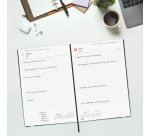 Agenda 165x242 1 Día Página Dynamic Mara Finocam Negro Español