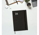 Agenda 165x242 1 Día Página Dynamic Mara Finocam Negro Español