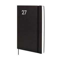 Agenda 165x242 1 Día Página Dynamic Mara Finocam Negro Español