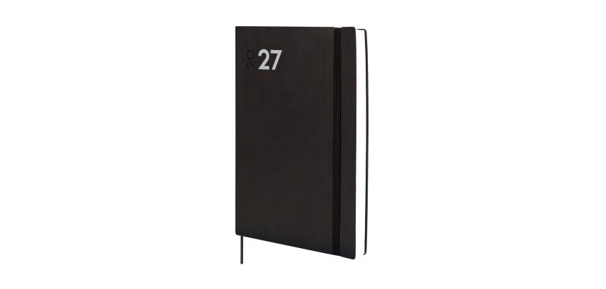 Agenda 165x242 1 Día Página Dynamic Mara Finocam Negro Español