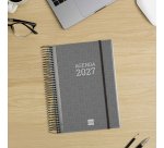 Agenda 155x212 1 Día Página Espiral Personalizable Finocam