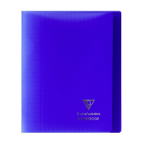 Cahier Koverbook Clairefontaine 17 x 22 cm grand carreaux 96 pages