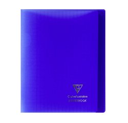 Cahier Koverbook Clairefontaine 17 x 22 cm grand carreaux 96 pages