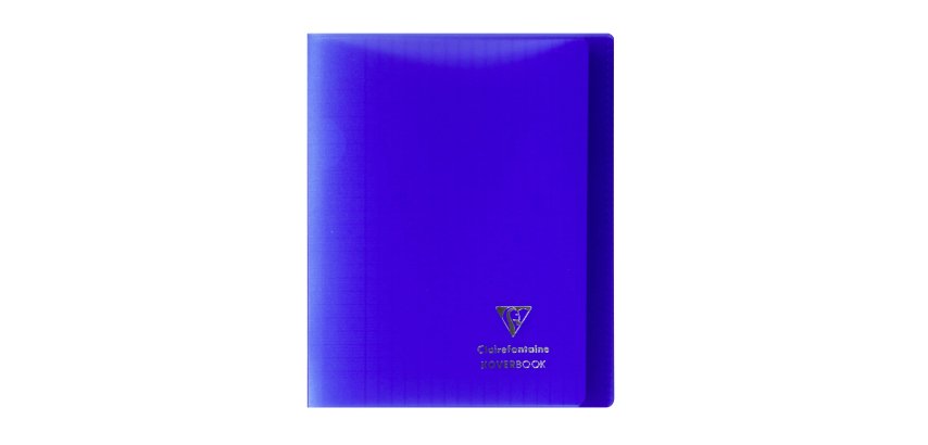 Cahier piqué Koverbook Clairefontaine - 17 x 22 cm - grands carreaux - 96 pages