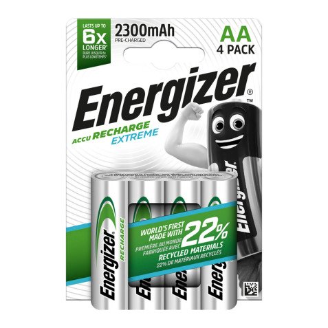 Pack von 4 Batterien Extreme AA2300MAH FSB4.