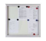 Vitrine d'affichage extérieur Reverso porte battante - 6 feuilles