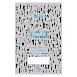 Planning vacances/absences 2026 Exacompta