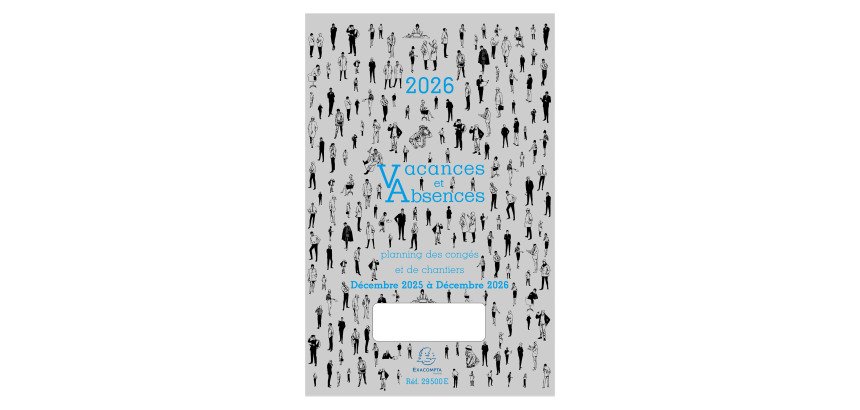 Planning Vacances et Absences - Décembre 2026 / Décembre 2026