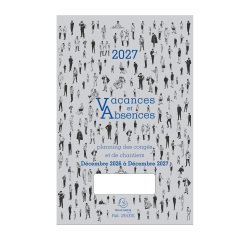 Planning Vacances et Absences - Décembre 2027 / Décembre 2027