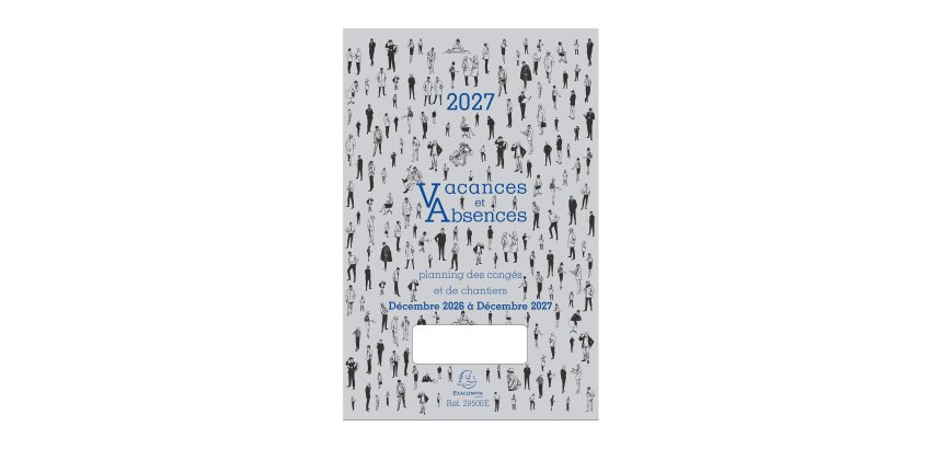 Planning Vacances et Absences - Décembre 2027 / Décembre 2027