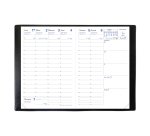 Agenda Quo Vadis Universitaire semainier Noir - septembre 2025 septembre 2026 - 10 x 15 cm