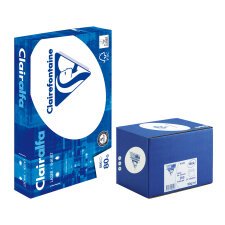 Pack of 10 reams A4  paper 80 g  + 2 boxes of 250 envelopes without window 110 x 220 m Clairalfa Clairefontaine 