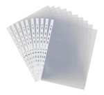 Pack 200 pochettes perforées Bruneau A4 polypropylène lisse 11/100e + 100 offertes