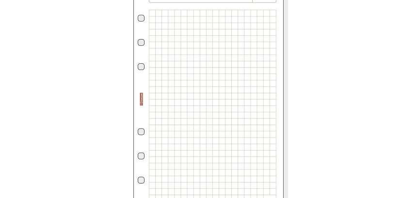 Recambio 500 117x181 Cuadrícula Open R540 Finocam