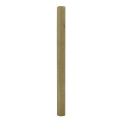 Poteau rond bois massif pour corbeille murale extérieur Eden 20 L bois