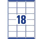 Etiquettes adresses laser 63,5 x 46,6 mm Avery L7161-100 - Boîte de 1800