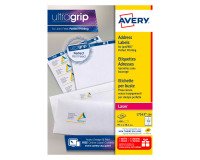 Etiqueta dirección láser 99,1 x 38,1 mm Avery L7163-100 blanca - Caja de 1400