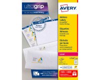 Etiqueta dirección láser 63,5 x 38,1 mm Avery L7160-100 blanca - Caja de 2100
