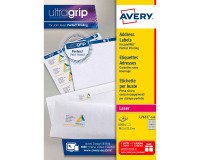 Etiquettes adresses laser 38,1 x 21,2 mm Avery L7651-100 - Boîte de 6500