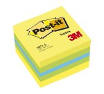Bloc cube repositionnable couleur Post-it 51 x 51 mm - bloc de 400 feuilles