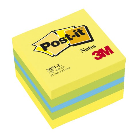 Mini cubos Post-it limón