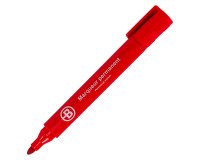 Gb_marqueur permanent rouge bruneau corps plastique