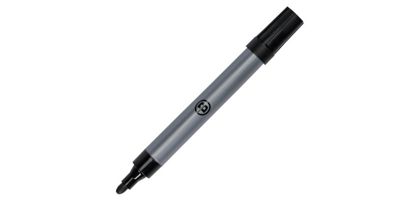 Marqueur permanent Bruneau pointe ogive de 2 à 3 mm corps plastique