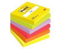 Z-notes repositionnables couleurs vives assorties Post-it 76 x 76 mm - bloc de 100 feuilles