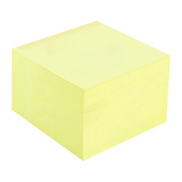 Post-it cube, 76 x 76 mm, canary yellow, 450 sheets