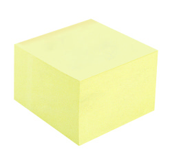 Bloc cube jaune Post-it 76 x 76 mm - bloc de 450 feuilles