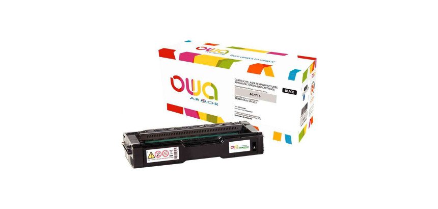 Toner Owa compatible Ricoh 40648X noir pour imprimante laser