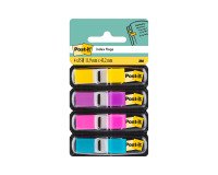 4 Verteiler von 35 Lesezeichen Post-it Breite 12,7 mm - helle Farben