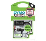 Rubans Dymo D1 12 mm Durable noir écriture blanche