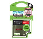 Rubans Dymo D1 12 mm Durable rouge écriture blanche