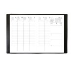 Agenda Eco semainier Noir - Janvier-Janvier - Année 2026 - 9 x 13 cm
