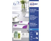 Tarjeta de correspondencia Avery Quick and Clean 210 x 99 mm - 260 g - blanco - Paquete de 75