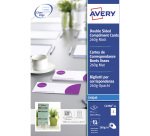 Carte de correspondance Avery Quick and Clean format 99 x 210 mm blanche - 260 gr - paquet de 75