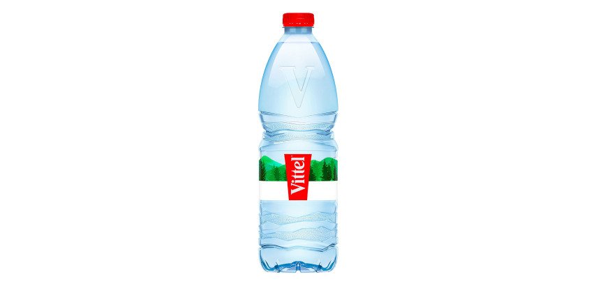 Eau minérale Vittel 1 L - 15 bouteilles