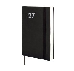Agenda  140x204 1 Día Página Dynamic Mara Finocam Negro Español