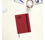 Agenda 140x204 1 Día Página Dynamic Mara Finocam Rojo Español