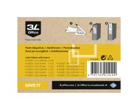 Doos 60 kleefetikethouders 62X150MM