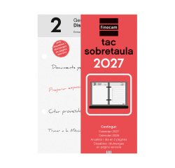 Taco sobremesa 85x120 1 Día en 2 Páginas Finocam Catalán