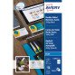 Packung 200 Visitenkarten Tintenstrahl Avery Quick and Clean C32015 85 x 54 mm 260 g weiß