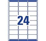 Etiquettes adresses laser 63,5 x 33,9 mm Avery L7159-100 - Boîte de 2400