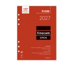 Recambio anual 1000 155x215 Semana Vista Vertical Open R1099 Finocam Español