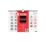 Calendario Pared M 300x210 Mes Vista Números Grandes Finocam