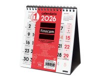 Calendario Sobremesa XS 140x150 Mes Vista Números Grandes Finocam