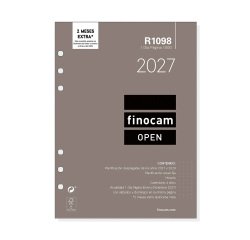 Recambio anual 1000 155x215 1 Día Página Open R1098 Finocam Español