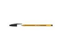 Bolígrafo Bic Cristal Naranja Fine Negro 