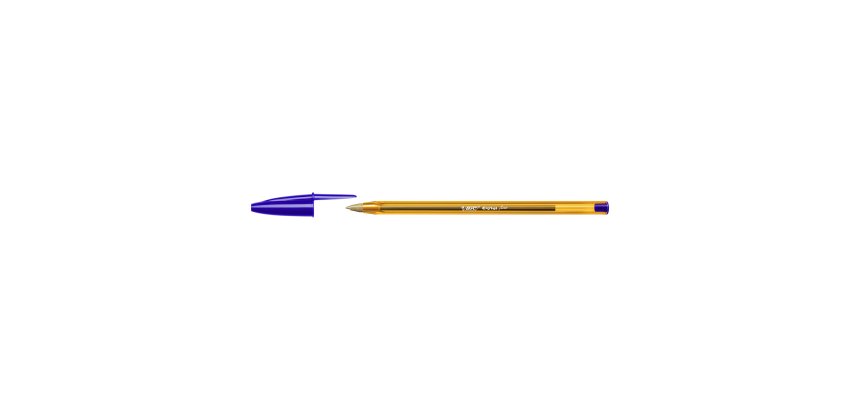 Bolígrafo Bic Cristal Naranja Translúcido Fine 